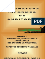 Semana 1 y 2 - Informes de Auditoría