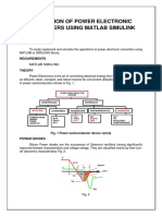 Simulation of Power Electronic Converters Using Matlab Simulink