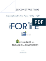 CASAIDEAL Detalles Constructivos Panel FORTE