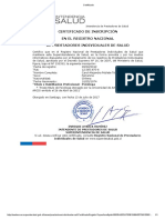 Certificado Superintendencia