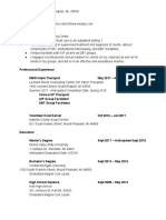 Resume and CV 1