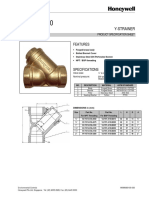 Honeywell YStrainerV2 YST A150