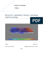 Reservoir Simulation History Matching and Forecasting