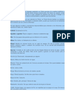 La Mayor Parte Del Lenguaje Empleado en Chiloé Proviene de Vocablos Huilliches y Chonos Heredados y Mantenidos Desde Tiempos Inmemoriales