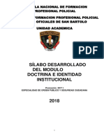 Silabo de Doctrina e Identidad Institucional Final