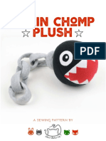 Chain Chomp Plush Sewing Pattern