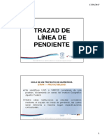 Trazado Linea de Pendiente