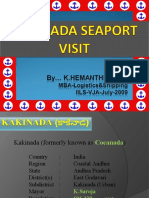 Kakinada Seaport Visit by Hemanthkumar