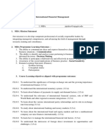 IFM Course Plan 2017