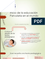 Inicio de La Educación Parvularia en El Mundo