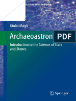 (Undergraduate Lecture Notes in Physics) Giulio Magli (Auth.) - Archaeoastronomy - Introduction To The Science of Stars and Stones-Springer International Publishing (2016)