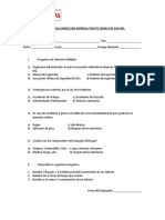 Prueba Charla Inducción Operadores Empresa Tracto Grúas Del Sur Spa