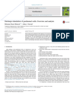 Discharge Stimulation of Geothermal Wells Overview and Analysis