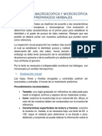 Evaluacion Macroscopica y Microscópica