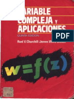 Variable Compleja y Aplicaciones Churchill