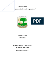 Literature Review "Accounting Information System For Organizational"