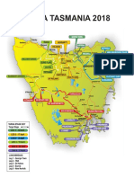 Targa Tasmania 2018 Stage Map