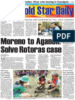 Moreno To Aganon: Solve Rotoras Case: Bambi Urges Cops: Strictly Enforce Polls Firearms Ban