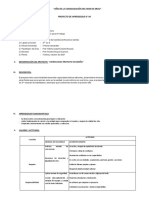 PROYECTO DE EPT #IV - 2do Año FATIMA 2016