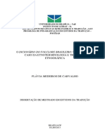 O DICIONÁRIO DO FOLCLORE BRASILEIRO UM ESTUDO DE CASO DA ETNOTERMINOLOGIA ETNOGRÁFICA E TRADUÇÃO - 2013 - FlaviaMedeirosdeCarvalho PDF