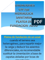 Platea de Fundación de Un Azud