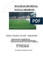 Perfil Tecnico Polideportivo