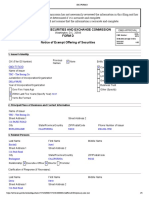 Sec Form D