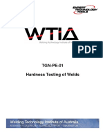 TGN PE 01 Hardness Testing of Welds