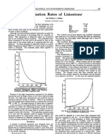 Calcination Rates of Limestone