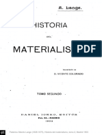 A.Lange-Historia Del Materialismo-Tomo II PDF