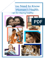 Women's Health Booklet 1-10