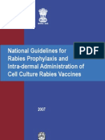 National Rabies Prophylaxis Guidelines - INDIA