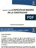 Especificacion de Maderas Usach PDF