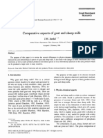 Comparative Aspects of Goat and Sheep Milk: J.M. Jandal