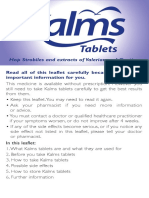 Kalms Tablets PIL 10008432