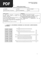 Evaluación Quinto Fracciones