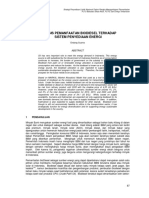 Analisis Pemanfaatan Biodiesel Terhadap Sistem Penyediaan Energi