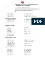 Ejercicios de Factorización