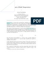 Concept of Bulk Temperature PDF