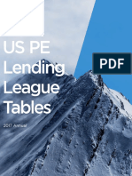 PitchBook 2017 Annual US PE Lending League Tables