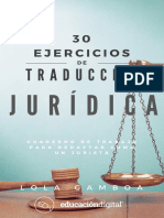 30 Ejercicios de Traducción Jurídica Por Lola Gamboa - Compressed.01 PDF