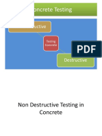 Concrete Testing: Non-Destructive