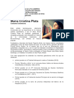 Biografia Maria Cristina Plata