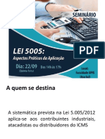 Apresentacao Lei5005