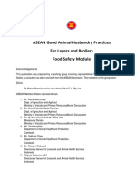 ASEAN Food Safety Module GAHP For Layers and Broilers PDF