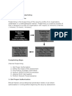 Ethical Hacking - Footprinting Footprinting Overview: Unit 2