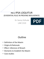 Res Ipsa Loquitur PDF