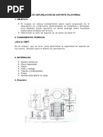 Ensayo de CBR (Relación de Soporte California) 1. Objetivo