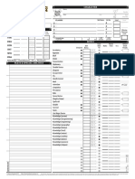 Cleric Pathfinder Sheet