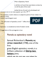 Pamela A Epistolary